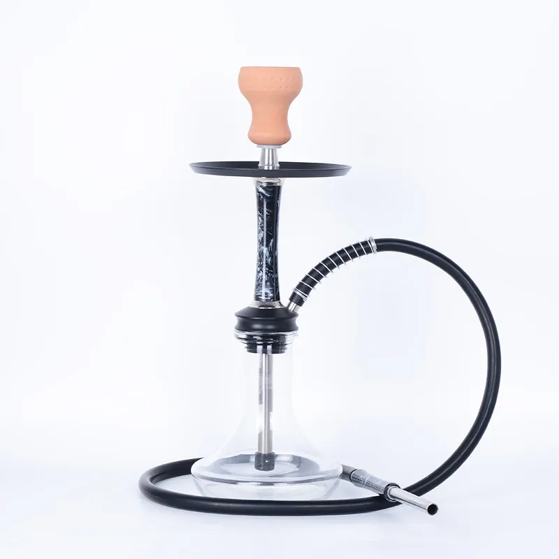 Small Resin Hookah Black Shisha Europe Smoking Accessories