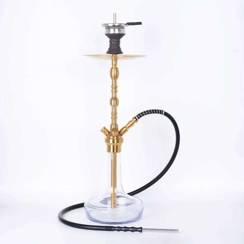 Gold Color Stainless Steel Hookah Set Germany Design Chicha factory 