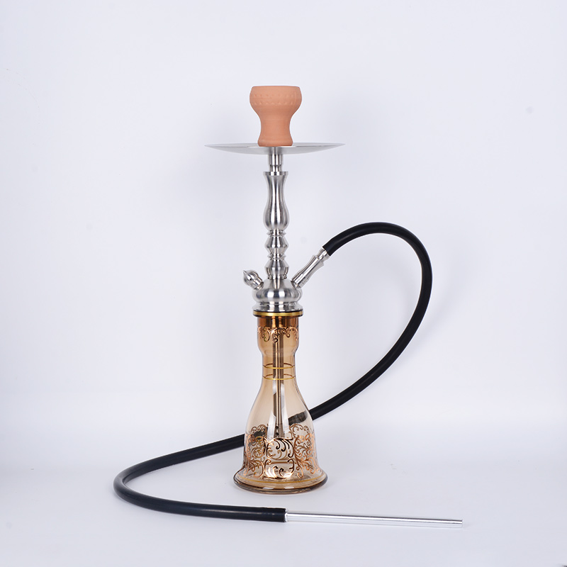 Customized Logo Stainless Steel Chicha Saudi Arabia Shisha Hookahs Set MIG