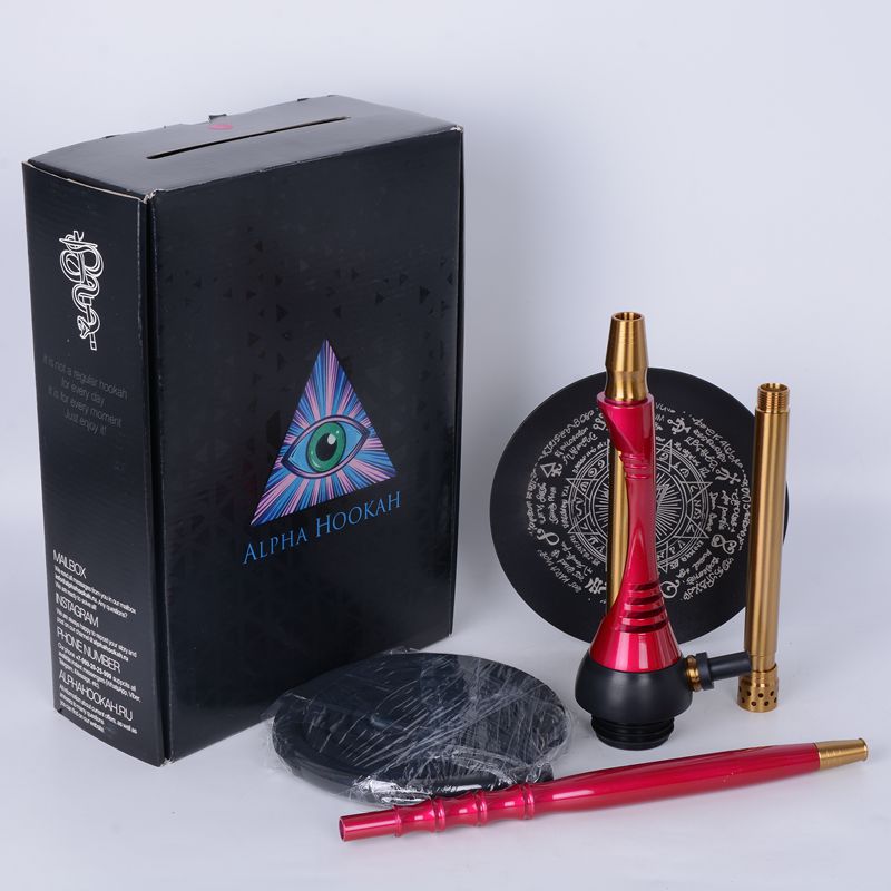 Alpha Hookah Russian Design Shisha High Quality with Gift Box