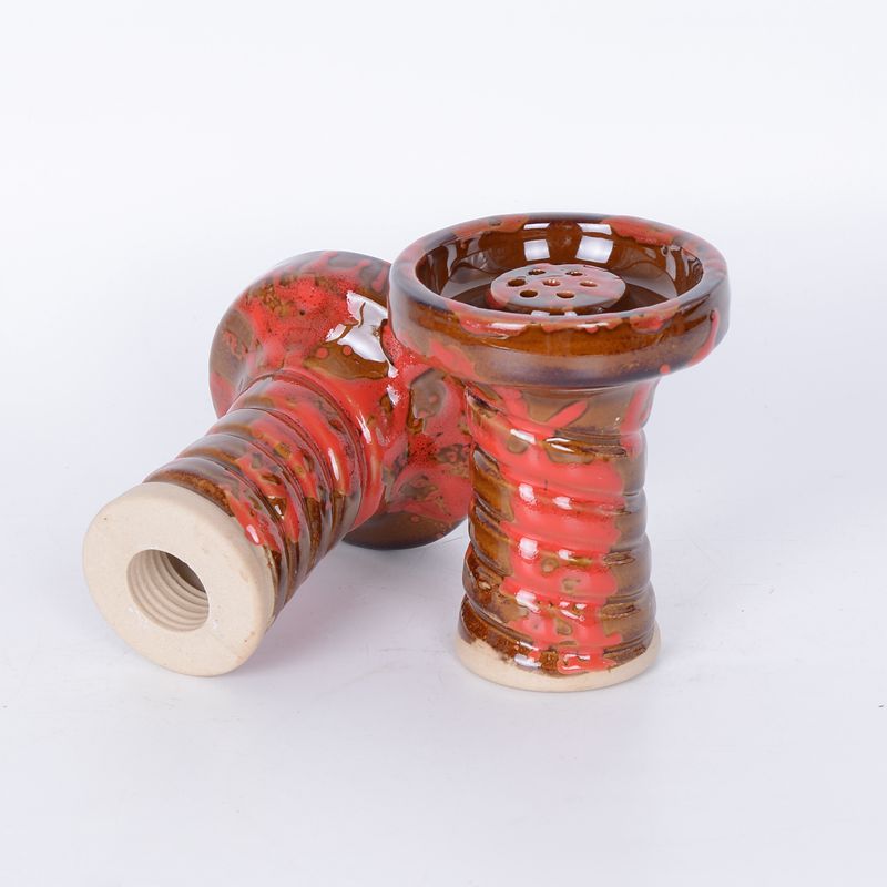 China Cheap Glazed and Textured Ceramic Hookah Bowl
